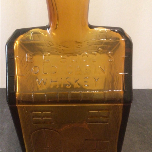 Vintage E.C Booz’s old cabin Whiskey bottle - Picture 2 of 6